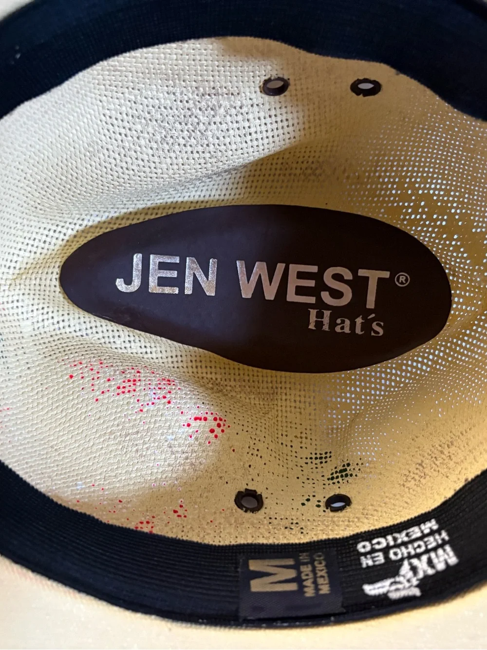 Jen West Hat lightweight straw